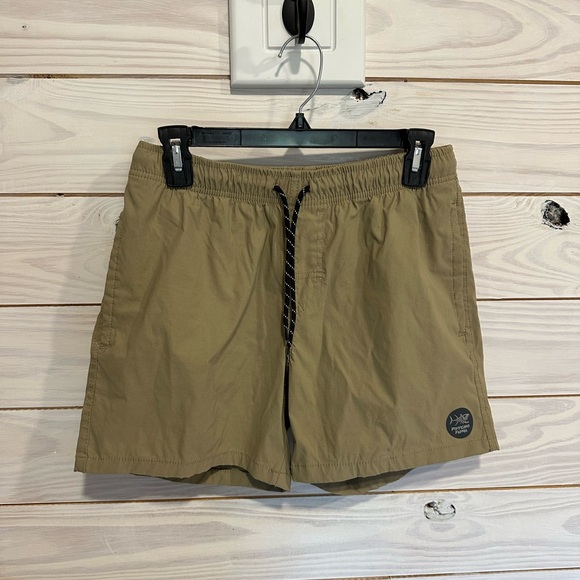 Psycho Tuna Beige Drawstring Shorts - Picture 1 of 4